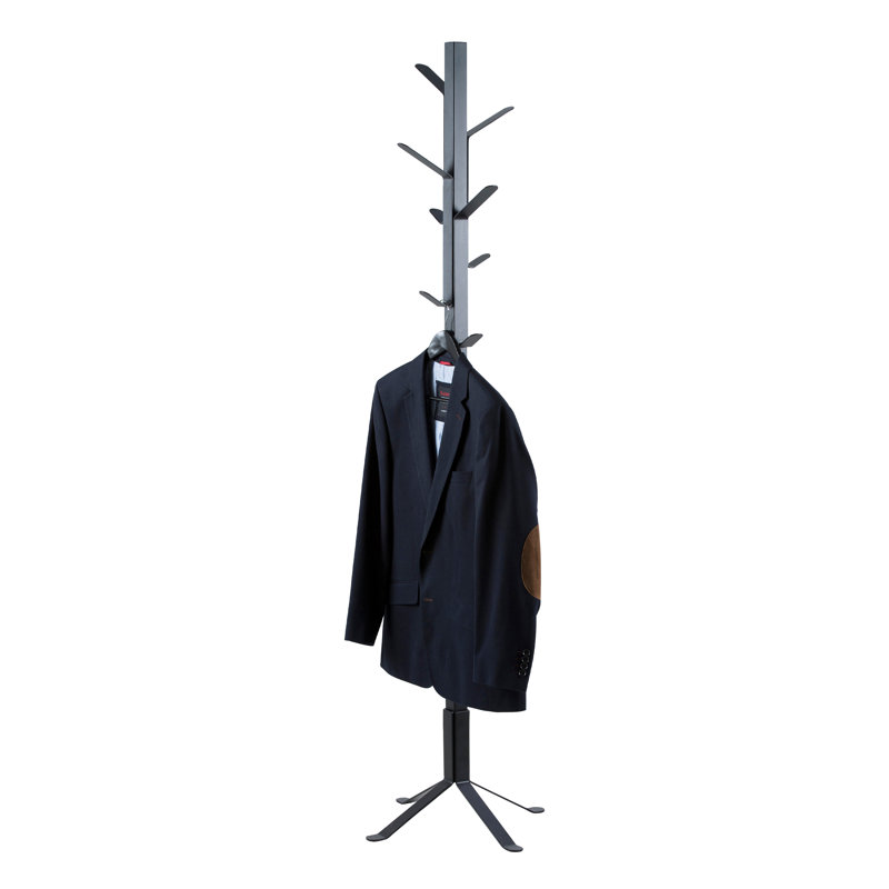 Rozell Steel Freestanding 7 - Hook Coat Rack