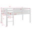 Lit mezzanine en bois Cozy Short-319875441