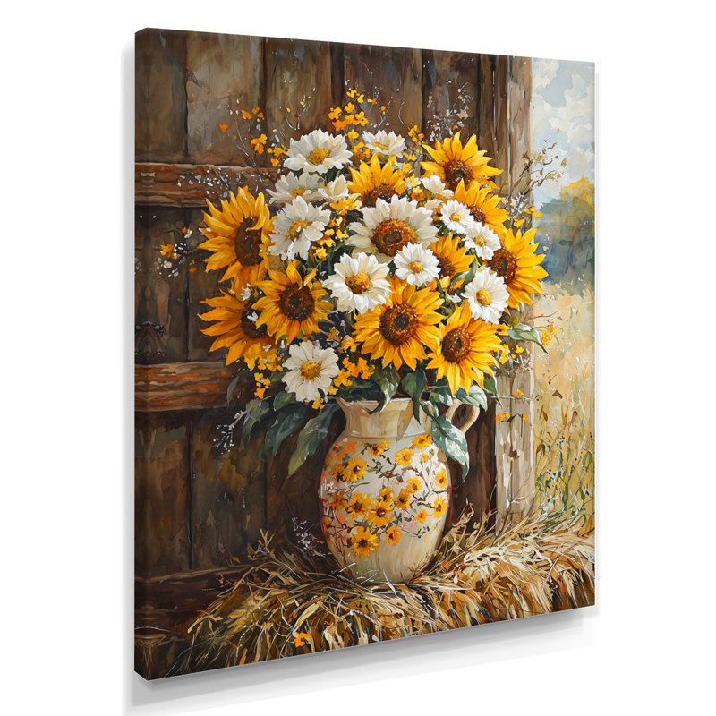 Donie - Floral Canvas Prints, Toile tendue, Ne s’applique pas, H 20 po x l 12 po