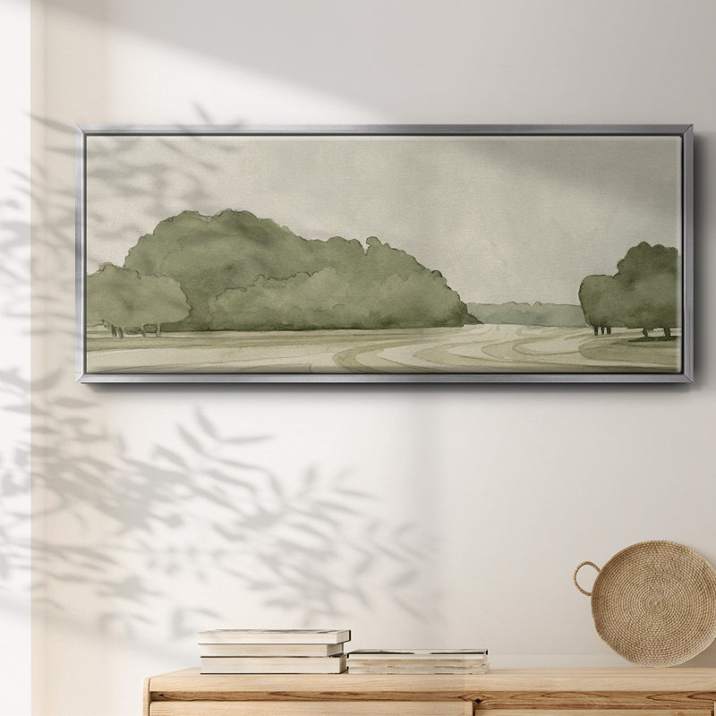 On Course I- Framed Canvas