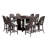 Zoko Counter Height Dining Table Set, Polyester, Wood-111934039-111934040