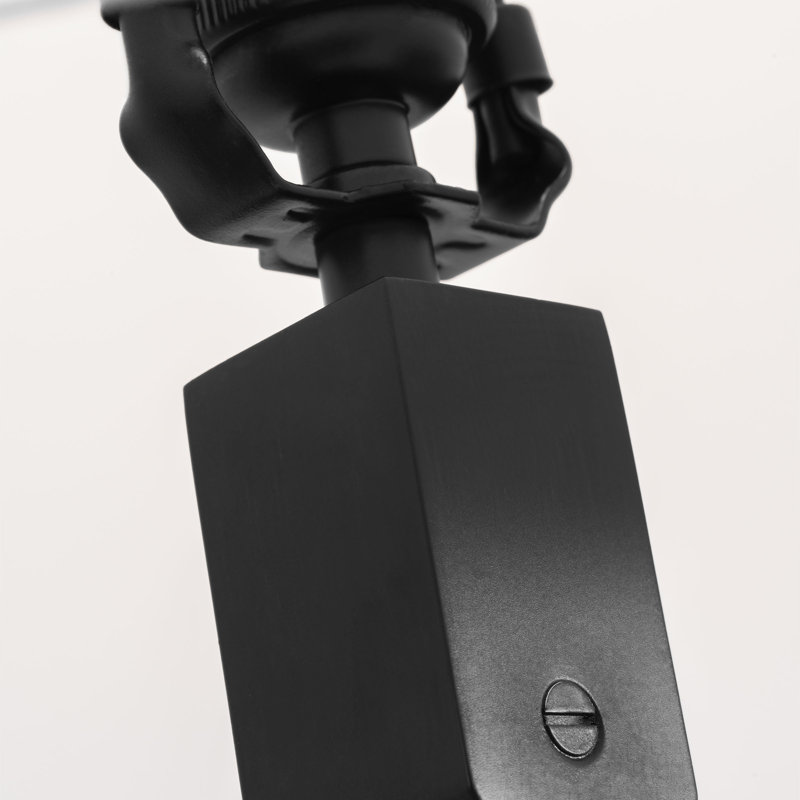 Lauren Ralph Lauren Grayson 1 Light Bedroom Home Office Living Room Lamp In Aged Iron Finish With White Linen Shade, Gray