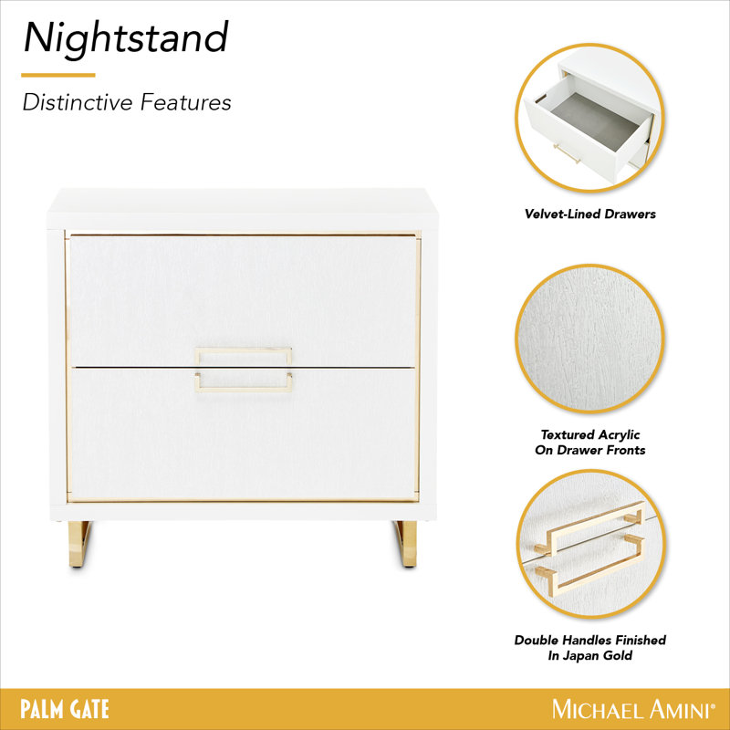 Palm Gate 2 - Drawer Nightstand