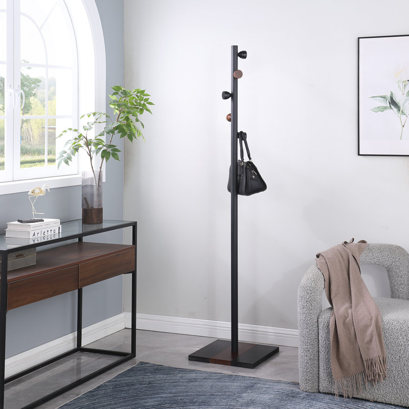 Nasheed Freestanding 5 - Hook Coat Rack