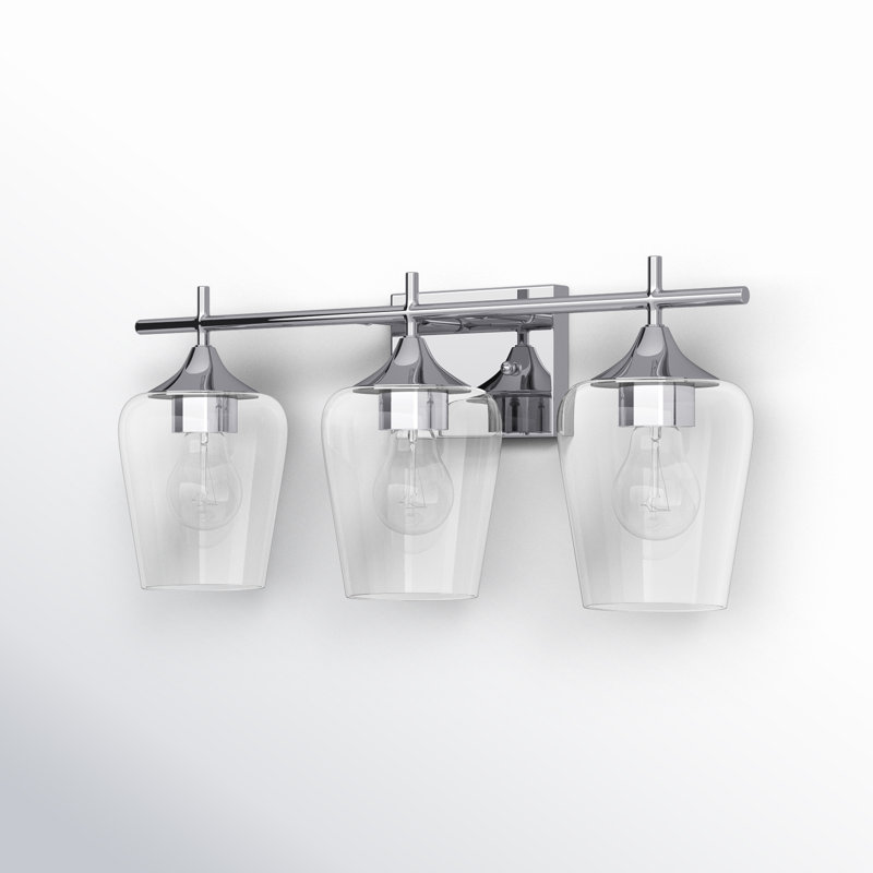Rockfield 3 - Light Dimmable Chandelier, Polished Chrome