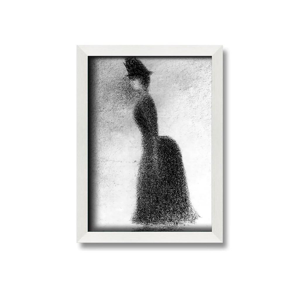 Gerahmtes Wandbild Seurat Woman