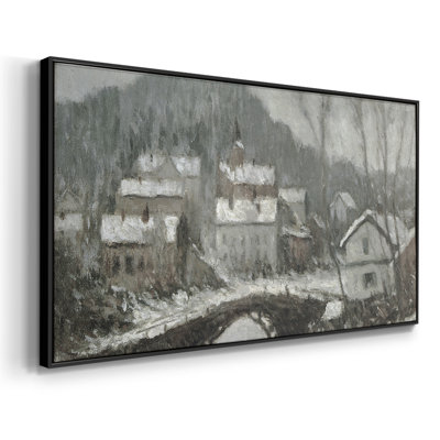 Série paysage - CCXCVI - Toile tendue avec châssis encadré - Prêt à être accroché