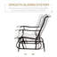 Fauteuil oscillant d'extérieur Outsunny (excluant la table)