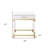 HomeRoots End Table with Storage