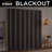 Eclipse Blackout Curtains, Darrell Thermaweave Grommet Sliding Door Curtains 84 in x 100 in, in Grey-88959799