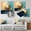 Golden Horizon - reproduction d'art abstrait mural-892813059-892813062