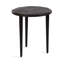 Table d'appoint facettée ronde