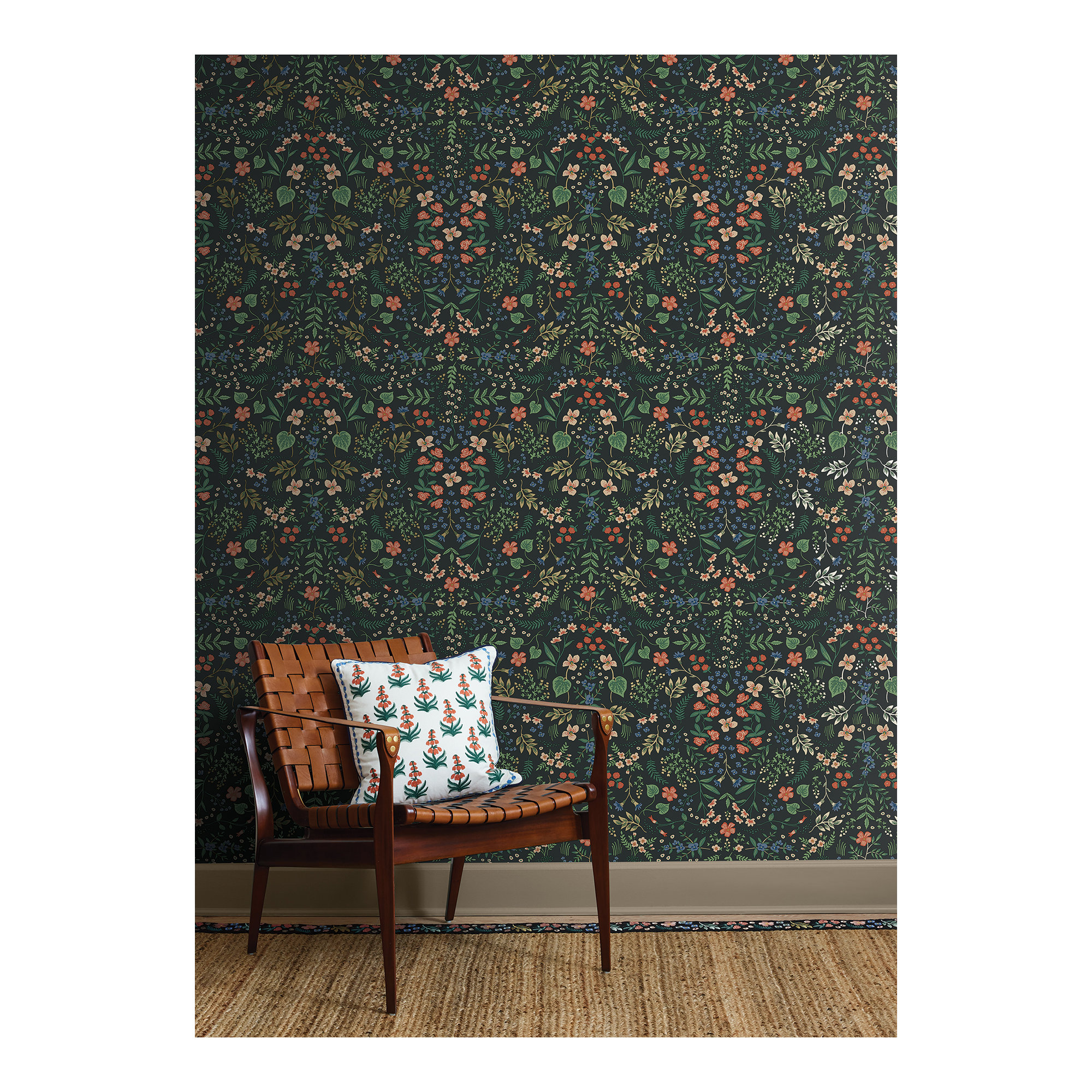 Wildwood Peel and Stick Wallpaper, Black