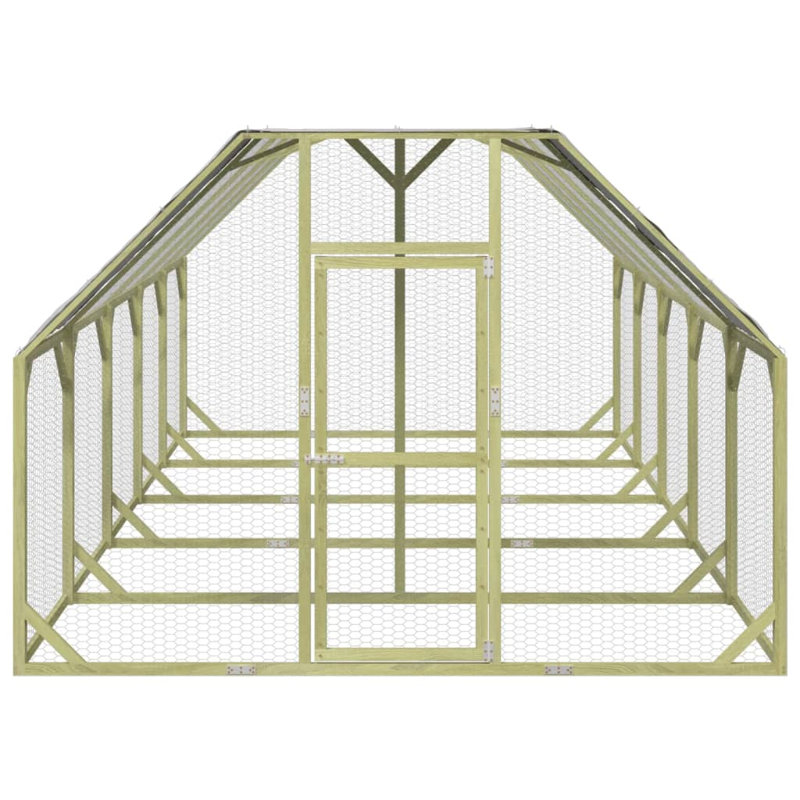 Landry Chicken Run, 190cm H x 268cm W x 500cm D