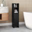 Petite armoire de rangement pour salle de bain avec porte et étagères réglables-103249307