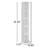 Embrie 16.89" W 5-Tier Manufactured Wood Bookcase-95751908