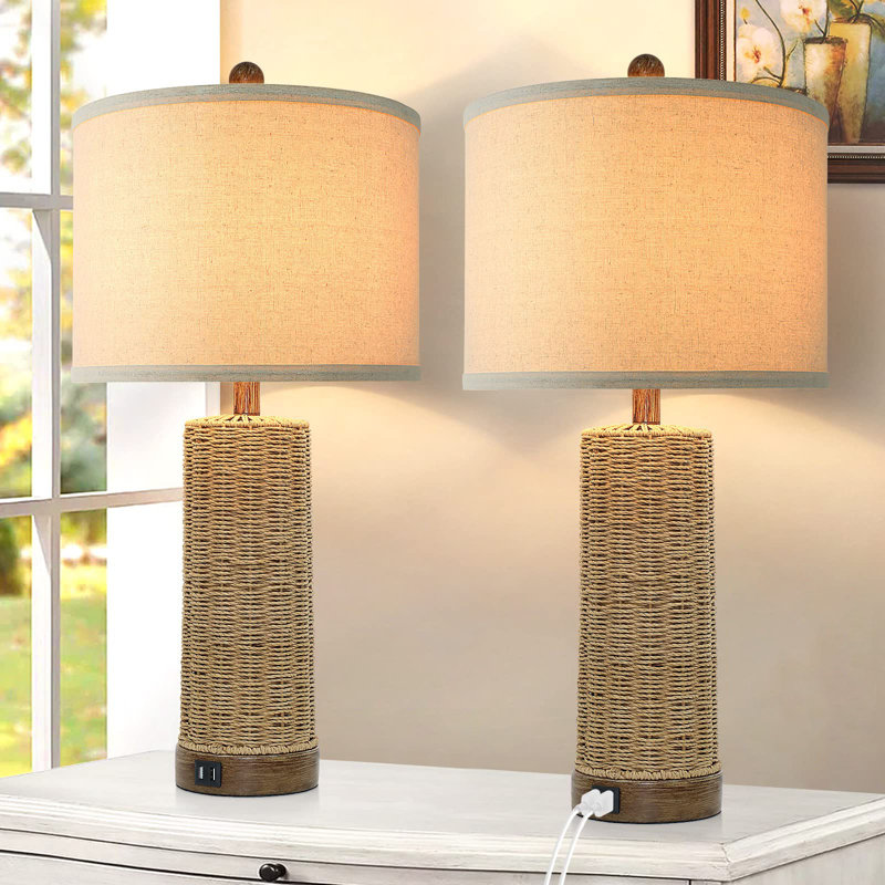 Lampe de table Audriella USB