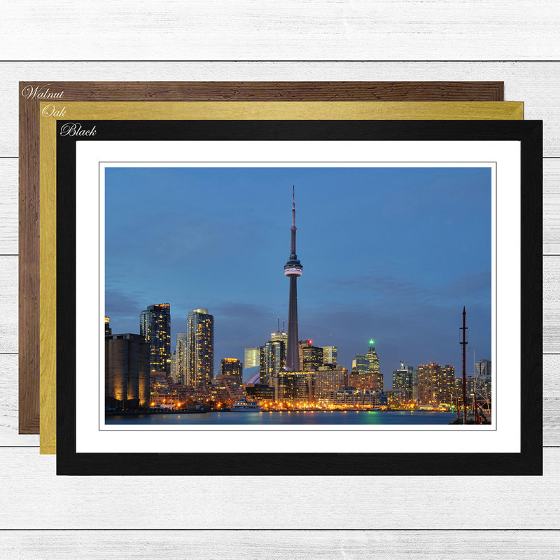 Single Picture Frame Print, Black