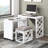 Mackeby's 3-Piece Desk Set with Stool -1592691079