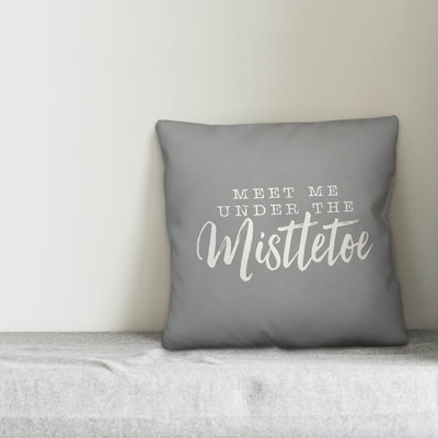  Mistletoe Throw Pillow Cover