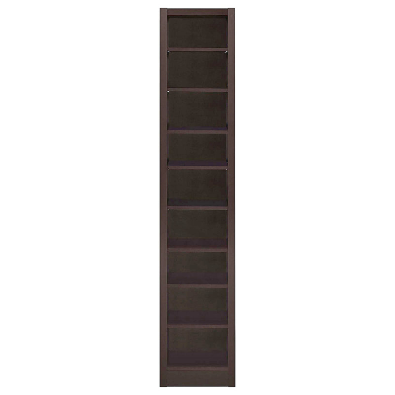 Cappuccino Bookcase, Bookshelves, Wood Shelves, Tall Bookshelf, Black Bookcase