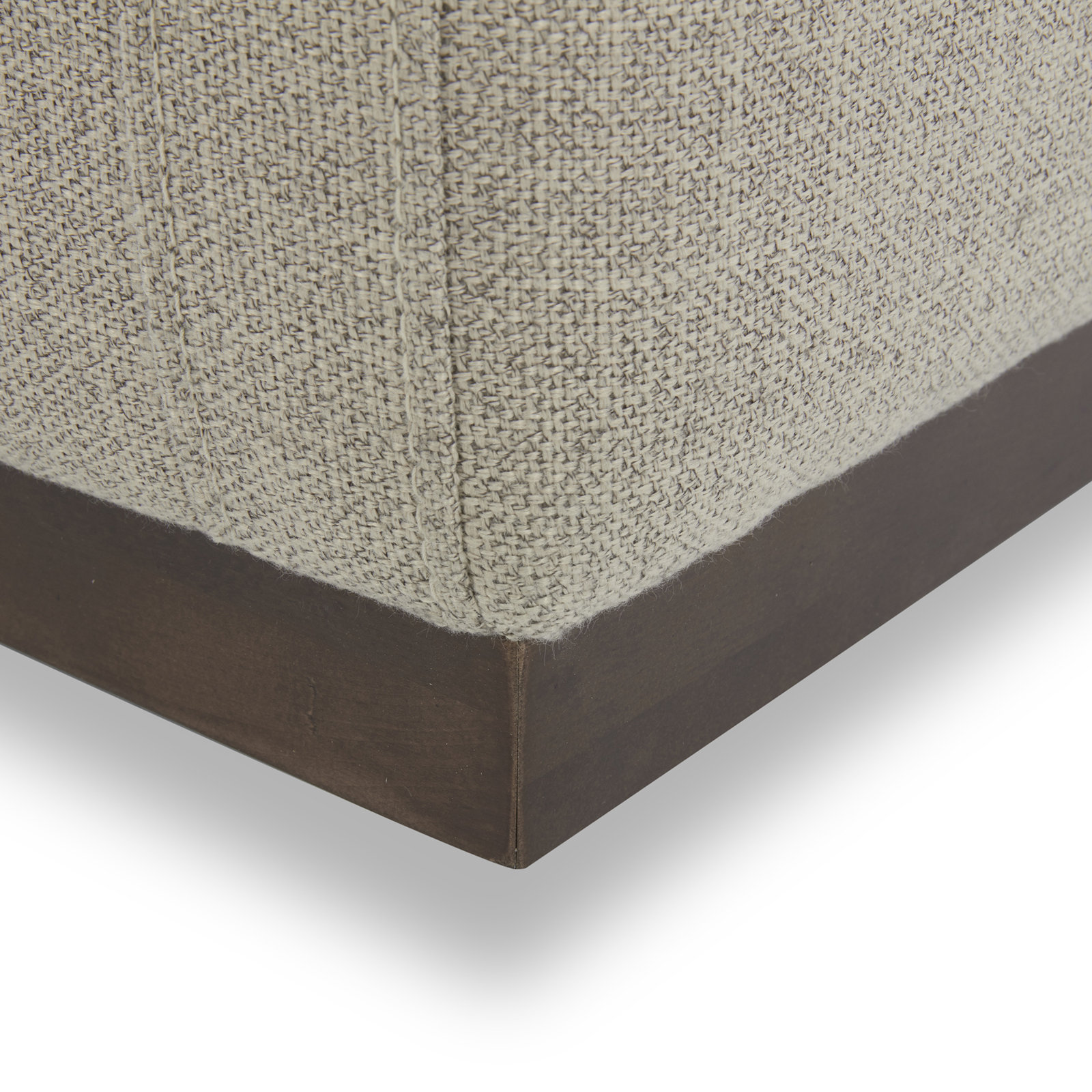 Bobbi Walnut Swivel Armchair, Effie Flax Performance Linen