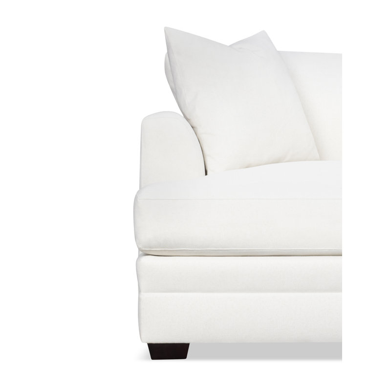 Chaise et demi rembourrée Edan, Beige Macarena