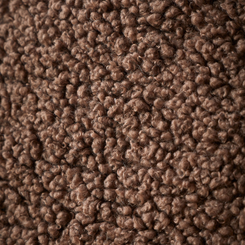 So Soft Velvet Boucle Cushion Cover, Brown