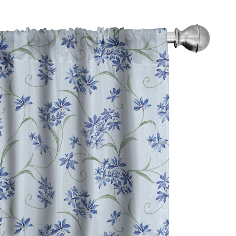 Bjarki Semi Sheer Curtain Pair