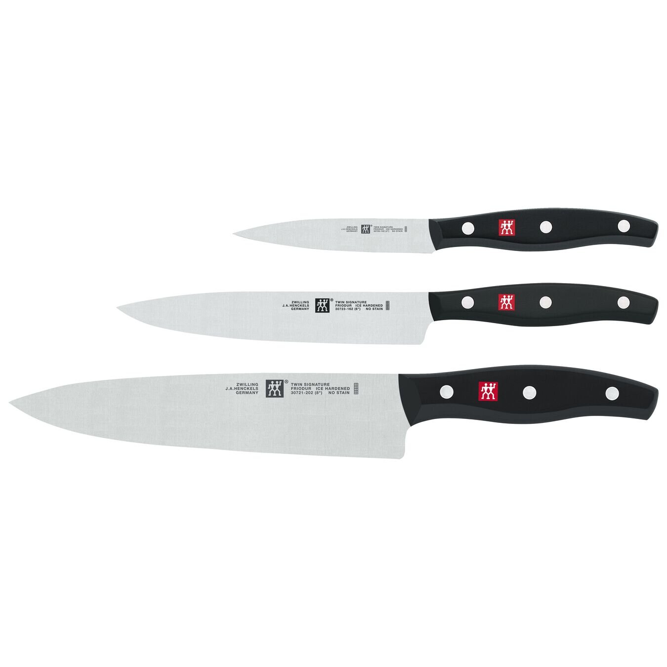 ZWILLING J.A. Henckels Zwilling Twin Signature 3-piece Starter Knife ...