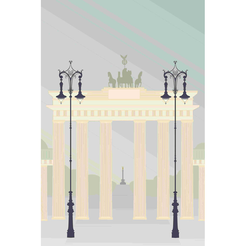Travel Europe - Brandenburger, H 12 po x l 8 po