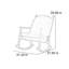 Chaise berçante relaxante en bois massif moderne-638147791
