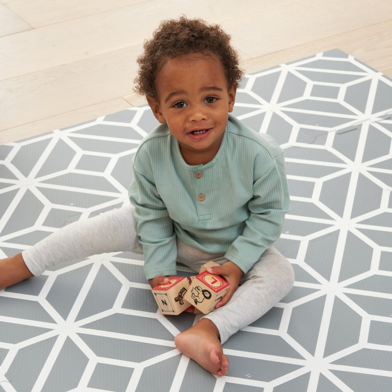 Tutti Bambini 24 Piece Puzzle Playmat, Light Grey