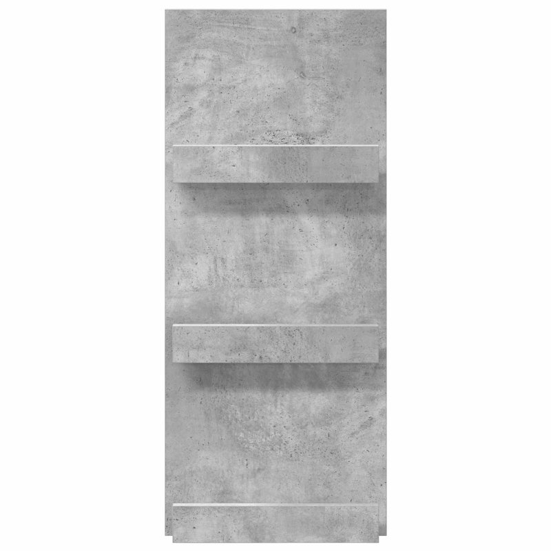 Wood Free Standing Magazine Rack, Grey