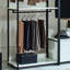 Walk In Closet - Structure en métal, eau, tiroirs très profonds pour un rangement efficace, tableau classé E0, taches, égratignures, chaleur et