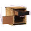 Francky 45cm W Iron Bedside Table