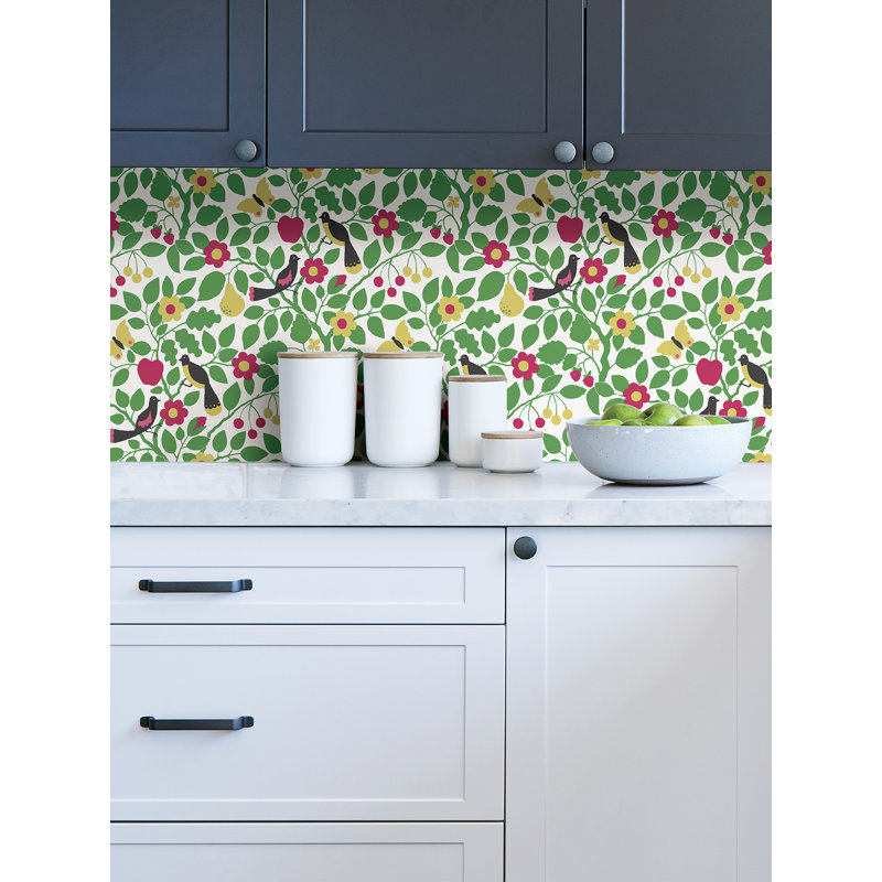 Peel & Stick Floral Roll