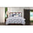 Blue Lagoon Tropical Cotton Baffle Box Stitch Floral Duvet Cover & Insert-316587820