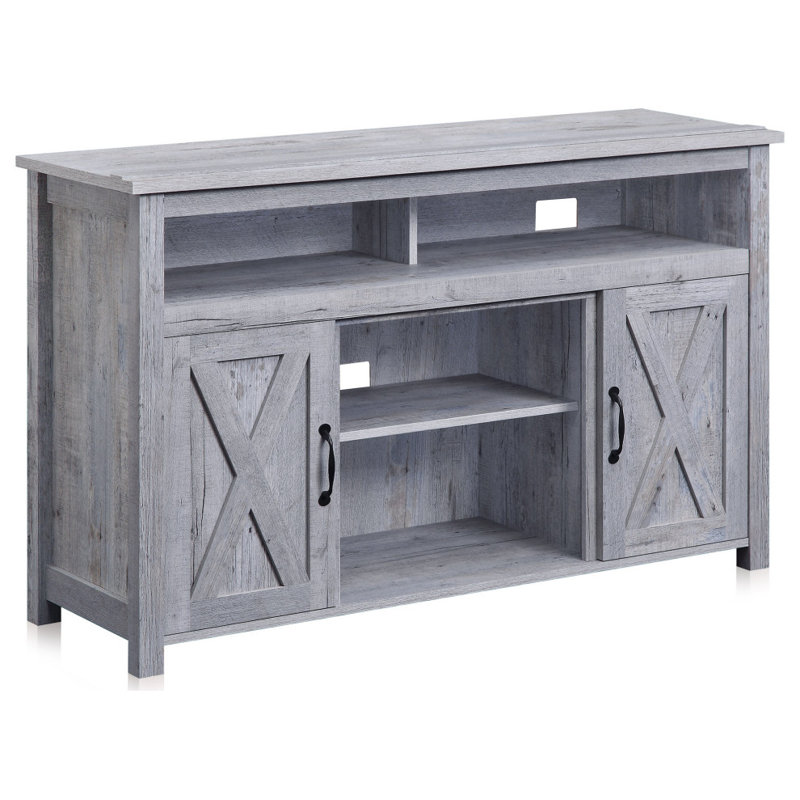 Bolton 47.65'' W TV Stand Media Console, Light Gray
