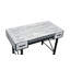 Bureau d'ordinateur antique blanc et noir-1361466265