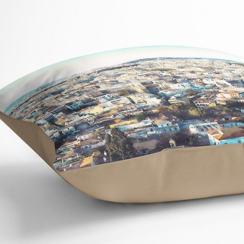 Square Cushion, 55cm H x 55cm W x 20cm D, Stone