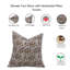 Housses de coussin en lin pur à motif Fabcline (Sajawat, moutarde)-97419664