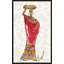 «African Flair IX C» par Anne Tavoletti - Peinture-65863232-65863233