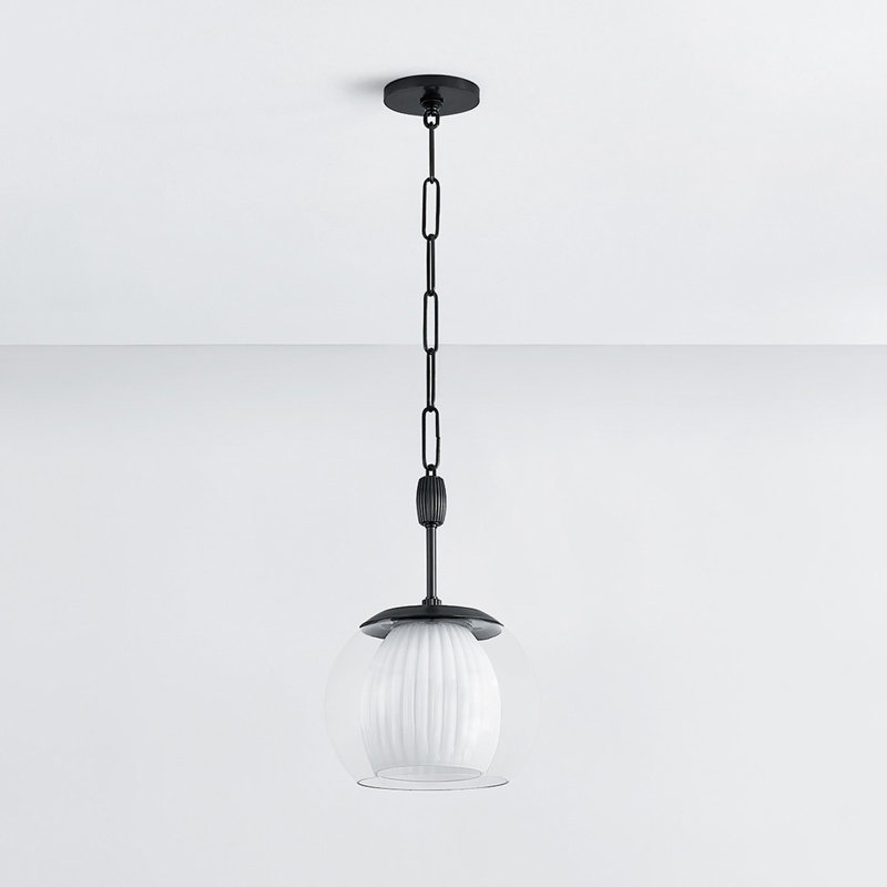 CLEMENTON PENDANT, Bronze, 16.75" H x 11" W x 11" D