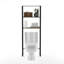 Rangement au-dessus de la toilette l 23,6 po x H 64,1 po x P 9 po Anoka-939851340
