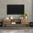 Mohseena Mid Century Modern Tv Stand For Up To 80" Tvs With Storage Cabinets And Open Shelf-1097676534