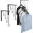 Mcduff 12'' Metal Wall Mounted Clothes Rack-171833188