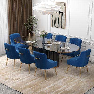 Elian Velvet Upholstered Dining Chair