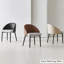 Chaise d'appoint à dossier beige uni (ensemble de 2)-129993345
