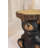 Bear Statue Plant Stand w/Solar Light